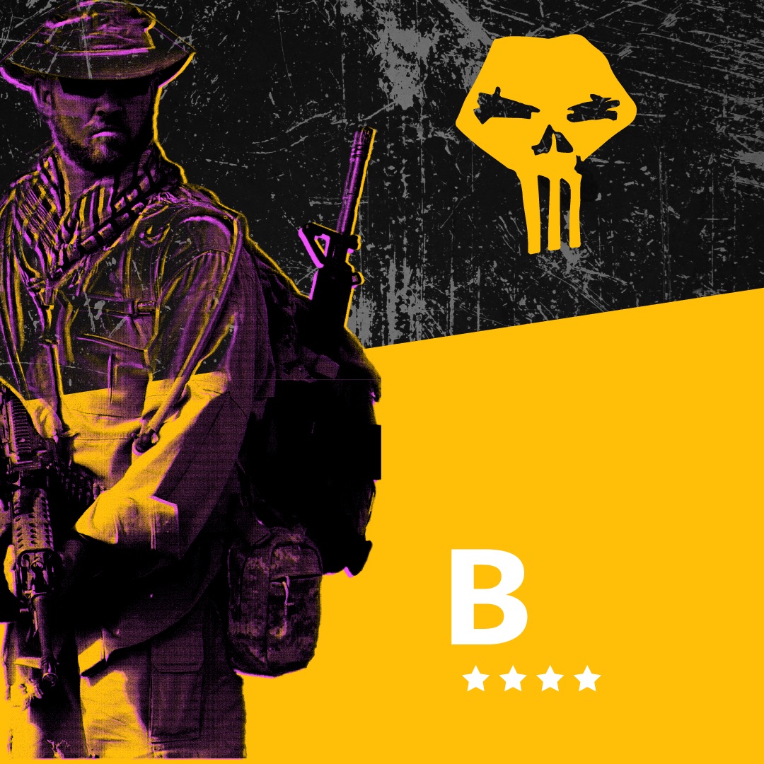 Bullet-Tooth Tony Jr, rank B, four stars