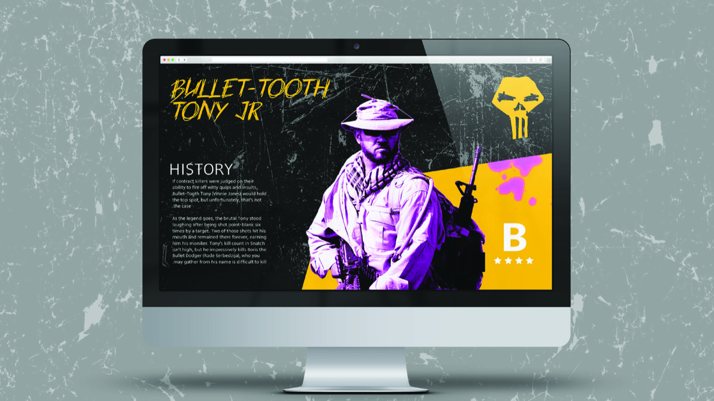 The website on a desktop screen